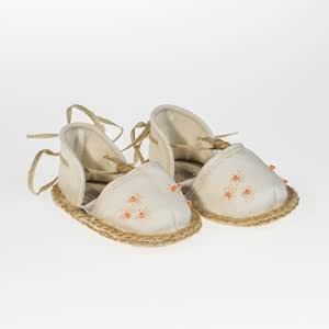 Chicco Scarpe Neonato Scarpine Sandali Espadrillas Blu Stelline N.18 13097  086 con Suola in Tessuto