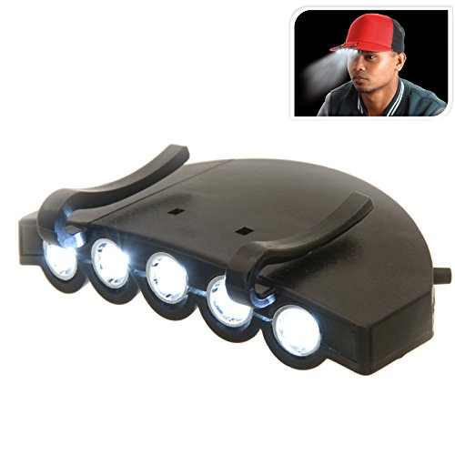 Preisvergleich Produktbild Kopflampe LED Headlamp Kopfleuchte Taschenlampe für Schirmmütze