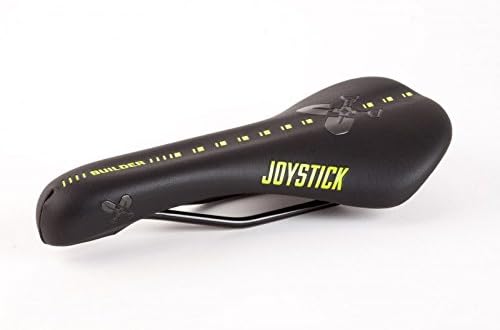 Joystick Builder Mountain Bike Saddle - Black/ Neon Yellow