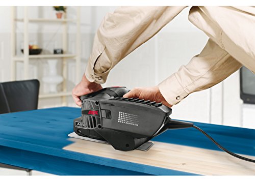 Skil Bandschleifer 1215 AA (650 W, 76 x 457 mm, automatische Bandzentrierung, +Schleifrahmen, + Staubsauger-Adapter) - 6