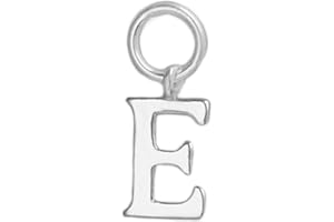 SUGARKITTEN LONDON Sterling Silver A-Z Letter Alphabet Initial DIY Charm Pendant 8 x 15mm