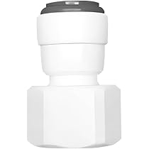 Connettori Rapidi Per Filtro Acqua 2 Pezzi - 5/8" Femmina A 3/8", Per Osmosi Inversa, Frigoriferi - Foto 3