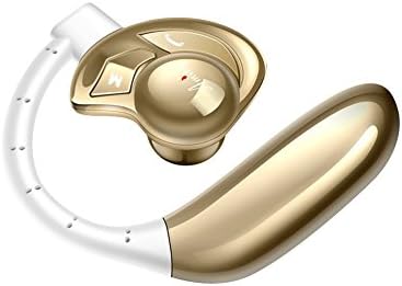 Bluetooth Headset AMINY UFO with 200 Hours Standby Time Bluetooth 4.1 Earpiece with Microphone Noise Canceling Wireless Handsfree Headsets for IOS, Android, Smartphones &amp; Bluetooth Devices(gold)