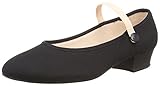 mit Leinenobermaterial Bloch Damen Accent Canvas Standard & Latein, Schwarz (Black), 39 EU