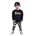 Produktbild Kleidung Set Baby,Kleinkind Kinder Baby Boy Brief T-shirt Tops + Camouflage Hosen Outfits Kleidung Set Kleinkind Kleidung Junge Winter By Dragon (Schwarz, 4T)