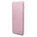 Produktbild VAPIAO Echtleder Schutzhülle Lederschutzhülle Aluminium Hard Back Flip Cover TPU Case für iPhone 6, 6s in Rosé Gold