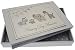 White Cotton Cards Silver Toys Naming Day Album (Tiny)