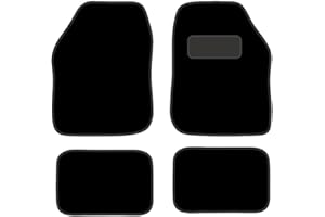 PRIME CAR MAT .CO.UK PCM Car Mats Universal - Floor Mat for Kia, Ford Universal Cars or Vans Tailored Heavy Duty Car Floor Mats 4PC Set Non Slip Car Carpet (BLACK EDGING)