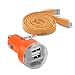 Produktbild Fonetic Solutions Universal-Kfz-Ladegerät für Microsoft Surface Go (25,4 cm) (12 V / 24 V, kompakt, USB Dual Port)