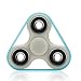 Produktbild Fidget Tri (dreifach) Spinner Special Version mit 4 Hochleistungs Kugellagern mit fluoreszierendem Gummiband Anti Stress Kreisel Hand Spielzeug in Grau (fluoreszierend) von VAPIAO