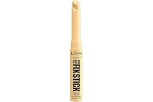 NYX Professional Makeup Correcteur Anti-Cernes en Stick, Couvre les Imperfections, Tâches Sombres et Décoloration, Tenue 12H, Vegan, Pro Fix Stick, Teinte : Yellow
