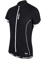 Santini 365 SP94275ORA - Santini Ora Short Sleeve Jersey Black Large