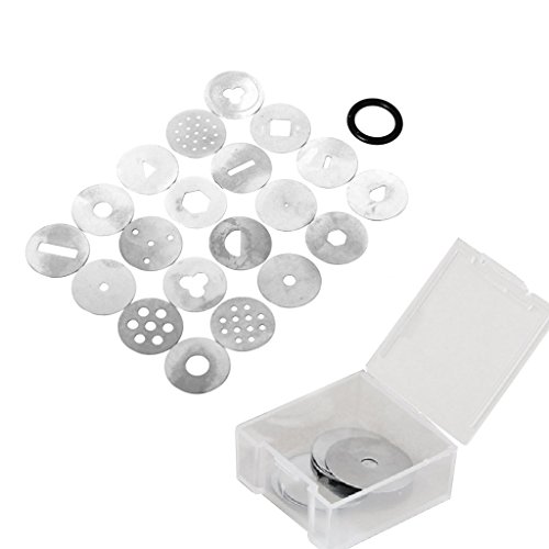 QHGstore Clay Extruder Handwerk Maschine w 20 Extrusion / Scheiben Kuchen Zucker Kunsthandwerk Dekoration Werkzeug - 4