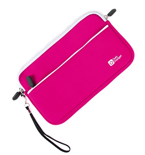 Robuste Schutz-Tasche mit Zubehörfach in Pink und Auto-Ladegerät mit Micro-USB für 5″ und 7″ Vtech Max Kinder-Tablets - 6
