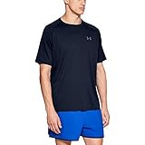 Material y forma: Camiseta de hombre Under Armour Tech 2.0., ropa de deporte transpirable, forma: ancha, material: 100% de poliéster