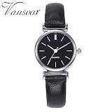 TianWlio Armbanduhren Damen Lässige Quarz Lederband Newv Armbanduhr Analoge Armbanduhr