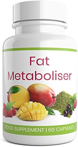 FUELGRADE Fat Metaboliser (60 Capsules) Healthy Weight Loss and Fat Burning Support | African Mango, Acai Berry, Green Tea | Pure, Natural, Powerful Metabolism Booster