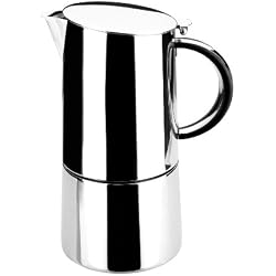 Lacor 62056 Cafetière Express Moka 6 Tasses 18/10 Inox