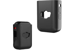 BeisDirect Funda protectora de silicona para cámara deportiva DJI Mic 2, micrófono inalámbrico, funda protectora antipolvo para transmisor DJI Mic2, accesorios, Black, silicona
