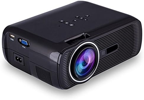 Taotree LED Mini Multimedia Home Theater Video Projector 1000 Lumens for Movie Video Game and Party - Support Smartphone PC Laptop TV Box DVD USB SD (U80 Projector)