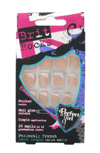 Perfect Girl Brit Rocks Swish False Nails