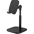 Fitto Tablet Stand, Adjustable, Height Angle, Cradle Mount Dock, For iPad, Samsung Tab, 4"-13" Devices, Black