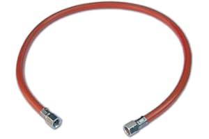 MP-STORE Tubo flessibile per gas propano, per campeggio, da 0,8 m a 2 m, di altissima qualità, con 2 raccordi da 1/4’’