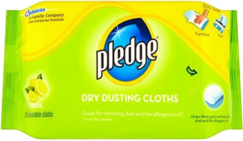 Preisvergleich Produktbild Pledge Staubtücher Citrus Fresh (20) - Packung mit 6