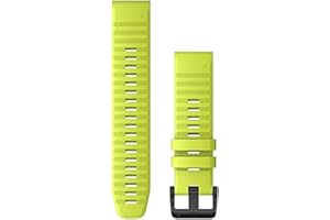 Garmin QuickFit 22 correas de reloj – Amp silicona amarilla