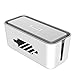 Produktbild ORICO - Kabelbox Sicherheit Kabelorganisation und Ladestation Kabelorganisator, 310x138x130mm (Länge x Breite x Höhe) für Schreibtisch,TV,Computer,Kabel