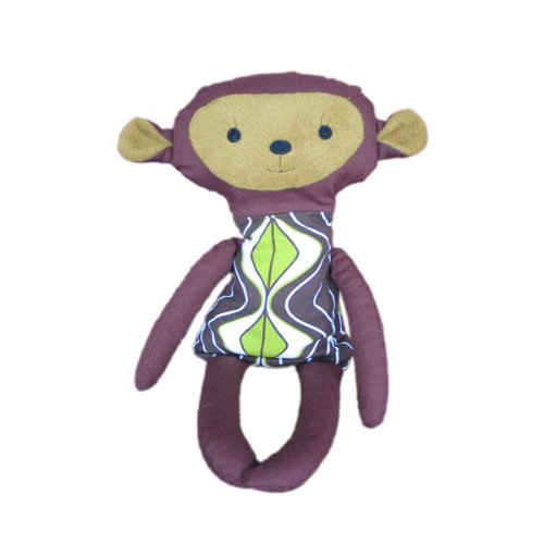 Soft Toy Monkey | Baltic Amber Gift | Handmade Doll with amber gemstone filling | Baby massage | Alternative Medicine | Crystal Therapy | Baby Warmth Sleeping Toy