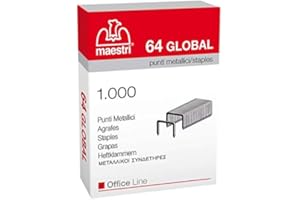 LAURA BIAGIOTTI DOLLS Punti eurostaples 64 Global - 6/4 - Romeo Maestri - scatola da 1000 punti