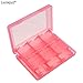 Produktbild Luniquz 28-in-1 Spiel Kartenspeicher Aufbewahrungskoffer Organizer Halter für Nintendo DSi DS Lite 3DS - rosa