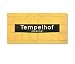 Produktbild Magnet / Kühlschrankmagnet Nr8103 von tom bäcker - BERLIN ++ TEMPELHOF ++ U-Bahnhof - U-Bahn-Station -U6 - Ringbahn