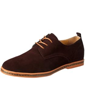 iLoveSIA Schnürhalbschuhe Herren Wildleder Klassiker Oxfords Schnürer Modische Anzug Schuhe
