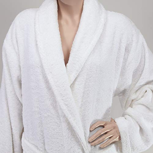 Textiles Direct Blanco Otterman Albornoz 100% algodón Turco, 500 g/m² Pesado