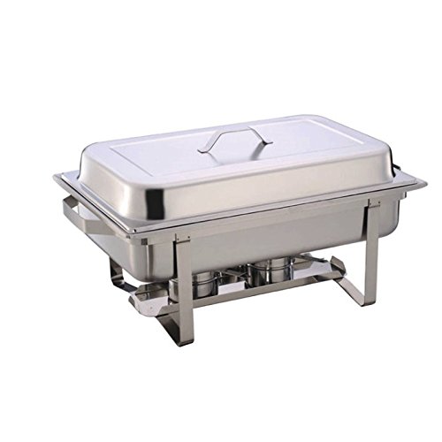 Preisvergleich Produktbild Chafing Dish Speisenwärmer Warmhaltebehälter aus Edelstahl