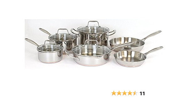 Buy Oneida 10Pc Stainless Steel Induction Ready Copper Base Cookware Set. Dishwasher Safe Online At Low Prices In India - Amazon.in Buy Oneida 10Pc Stainless Steel Induction Ready Copper Base Cookware Set. Dishwasher Safe Online At Low Prices In India - Amazon.in