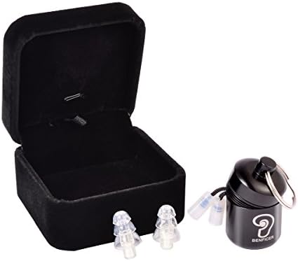 Ear Plugs Noise Reduction High Fidelity Music Hearing Protection Earplugs Reusable Soft Silicone Travel Noise Cancelling EarPlugs for Concerts&Performances Best Gift with Gift Box by Benificer