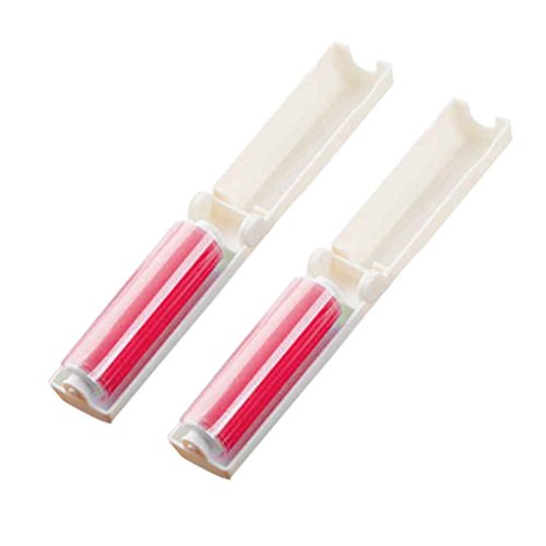 Preisvergleich Produktbild Providethebest Faltbare Fusselbürsten Bürsten Wasser Sticky Haar Pet Haarentferner Kleidung Staub Saugpinsel Teppich rot 19.5 * 2.9cm