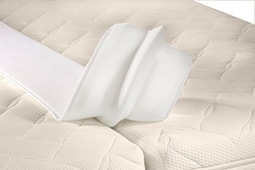 PROCAVE Matratzen-Brücke mit Frottee-Bezug 25 x 200 cm für Doppel-Matratze | Made in Germany | Liebesbrücke in weiß für Doppel-Bett | Matratzen-Keil als Ritzen-Füller für eine große Liegefläche - 5