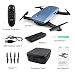 Produktbild JJRC WiFi Kamera Drohne, H47 ELFIE Plus faltbare Selfie Drone mit HD 720P Kamera, G-Sensor Höhe Halten Headless Modus One-Key Return RTF Quadcopter für Kinder