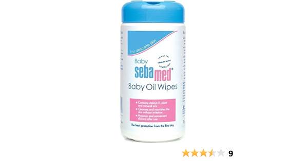 sebamed baby oil wipes