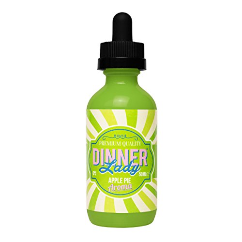 Dinner Lady e-Liquid Apple Pie, Shake-and-Vape für Ihre e-Zigarette, 0.0 mg Nikotin, 50 ml