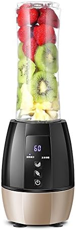 LJHA Juicer home full automatic portable juicer juice machine 2 colors optional 150 * 150 * 420 * mm Blender ( Color : B )