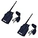 Produktbild 2 x Coodio B1 Motorola Cobra Stabo Elektronik Midland Kenwood iCom BaoFeng Funkgeräte Taschen, Multi-Funktion Tragetasche Hülle Schutzhülle Tasche Für Handfunkgerät Walkie Talkie PMR GPS - Schwarz