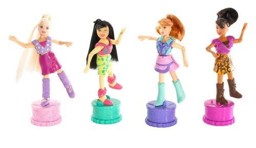 Preisvergleich Produktbild Mattel - Polly Pocket K9437 - Dance N Groove Tnzerinnen