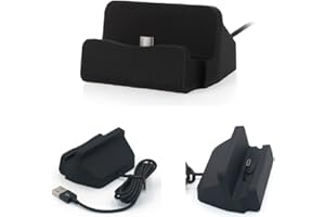 K-S-Trade Qualitativ & Innovativ Docking-Station Für Samsung Galaxy A35 5G Ladestation Dock Ladegerät Docking Station Tischständer Ständer Inkl.