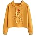 Produktbild togel Damen Long Sleeve Lässige Kapuzenpullover Pullover Top Bluse Kapuzenpullover Damen Weihnachtspullover Strickjacke Hoodie Sweatshirt übergroße Pullover Rollkragenpullover