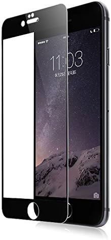 Apple iPhone 6 Plus 5.5" Panzer-Glas Schutz Folie - 3D Round Edge Full Cover Displayschutzfolie Panzerfolie 9H Volle Handy Display Abdeckung Panzerglasfolie Displayfolie Glass (Black)